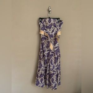 NWT Zimmermann  Devi Strapless Jumpsuit